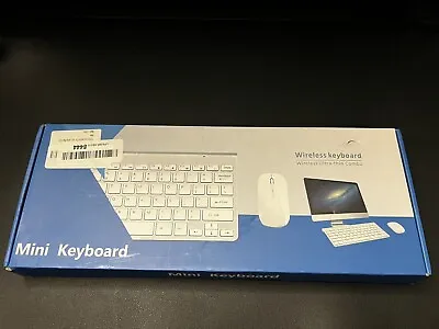 Mini Wireless Keyboard And Mouse Set Waterproof 2.4G For Mac Apple PC Computer • $12