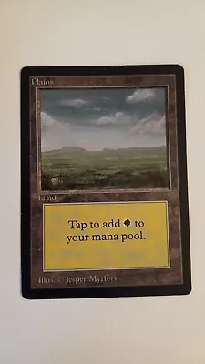 Plains MP MTG Magic The Gathering Beta Basic Land (C) • $13.95