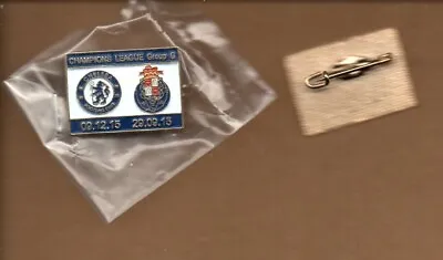 Dual Match Badge - Chelsea V FC Porto 9.12.2015 & 29.9.2015 • $6.24