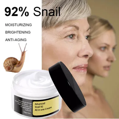 Korean Snail Face Cream Collagen Skin Lifting Firming Anti-Aging Wrinkle Remover • £8.95