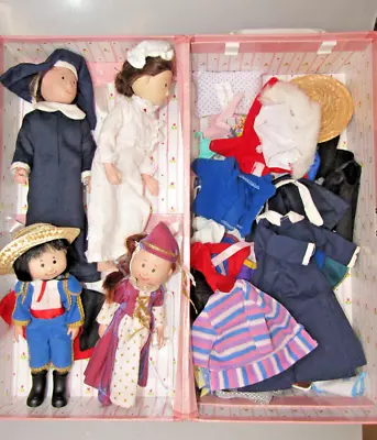 Set Madeline Eden Toys Doll Carrying Case Trunk France Travel Storage Clothes • $50