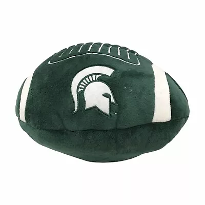 Michigan State Spartan Football Cushion Unzips To Reveal A Spartan Green & White • $16.95