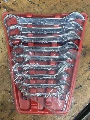 Mac Tools Combination Wrench Set ~ 9PSC - MADE IN USA • $165