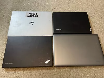 Lot Of 4 Laptops - 1x HP 1x Misc 2x Lenovo Untested As Is • $89