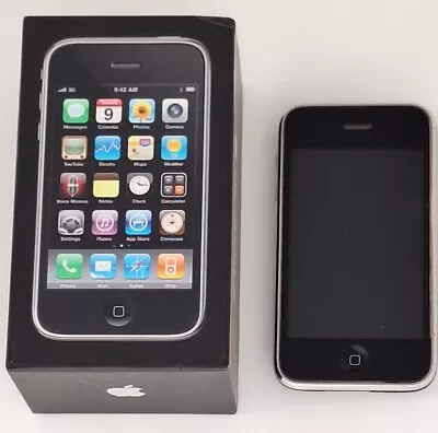 Apple 3rd Gen IPhone 3GS - 16GB - Black A1303 (GSM) MC131B/A Original Box #c • £17.95