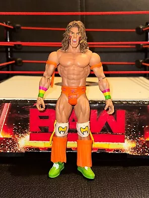 WWE Ultimate Warrior Basic Figure Rare Then  Now Forever Mattel COMBINED P&P • £13.98