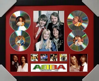 ABBA Signed Framed Limited Edition Memorabilia 4CD Red • $120