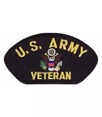 U.S. Army Veteran Hat Patch Military Cap Patches • $4.99