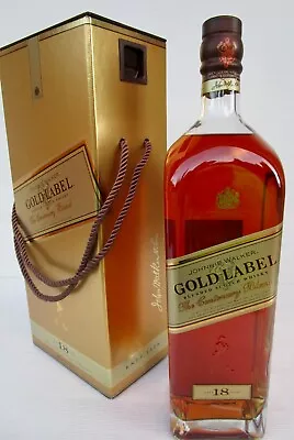 Johnnie Walker Gold Label HUGE 1.75 LITRE Birthday/Wedding/Corporate Gift-Rare!! • $849