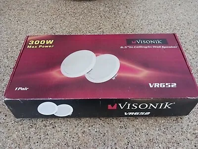 Visonik 300W 6.5  In Ceiling/in Wall Speaker Set VR652 • $74.99