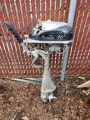 1940's Martin 40 Outboard Boat Motor • $350