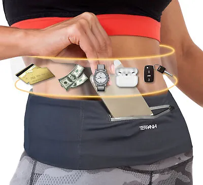Running Belt Waist Fanny Pack Phone Holder Pouch Gym Fitness Waistband Size L • $9.99
