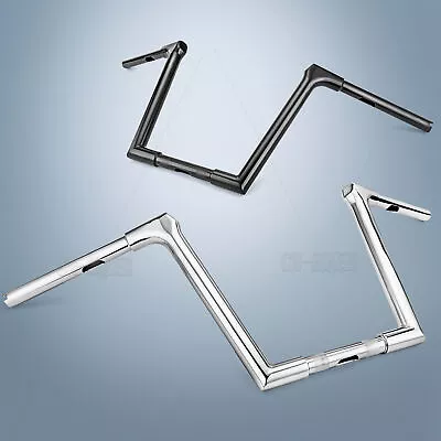 10  12  14  16  Rise Fused APE Hanger Bars 1-1/4  Handlebars For Harley-Davidson • $114.99