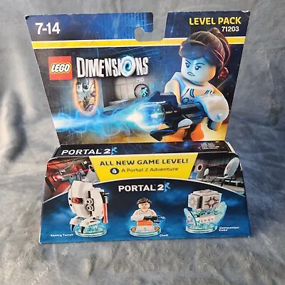 $108 • Buy 🦊 LEGO Dimensions Portal 2 New Level Pack 71203 Chell Sentry Companion Cube