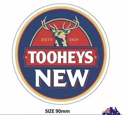 QTY 2 X   Tooheys New Beer Stickers  Camping Trailer Bar Fridge • $5.95
