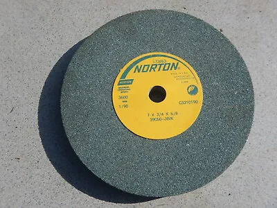 Norton Bench Grinder Crystolon Silicon Carbide Grinding Wheel 7 X3/4x 5/8 Arbor • $49.99