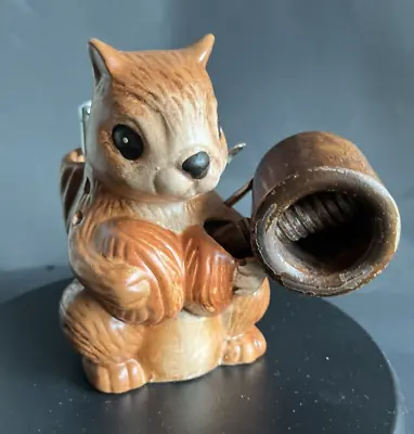 Vintage Squirrel Nut Cracker Tool Holder With Tools Japan • $17