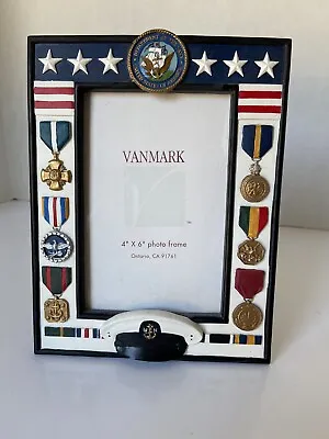 American Heroes 4x6 Picture Frame With Different Medals • $14.99