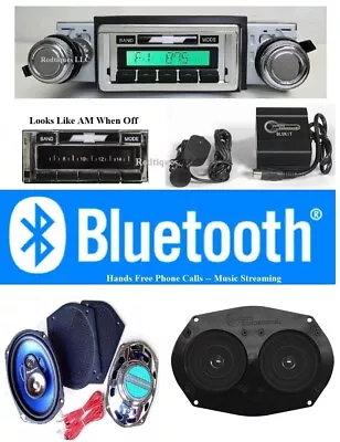 1970-1972 Chevelle Bluetooth Radio Stereo Dash Replacement Speaker 6x9's 630BT • $563