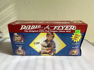 Vintage Radio Flyer Miniature Red SCOOTER Model No 557 New In Box • £28.95