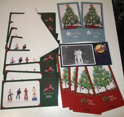 2004-2005 Lot 15 ELVIS PRESLEY Christmas Cards PHOTOGRAPHS & Envelopes 5602 • $19.99