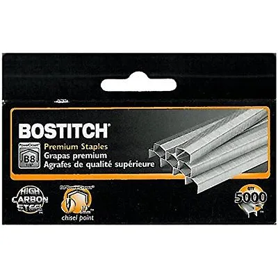 Stanley Bostitch B8 PowerCrown Premium Staples (STCRP21151/4) 5000 Staples/Box • $6.99