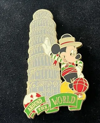 Rare Le 100 Disney Pin Mickey Mouse At The Leaning Tower Of Pisa In Italy • $199