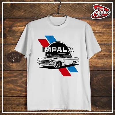 65-66 Chevy Chevrolet Impala SS T-shirt Gifts For Him Shirt Fathers Day Gift • $17.96