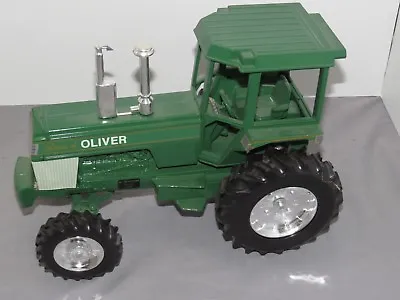Vintage OLIVER Spirit Of MFWD Toy Tractor White 1:16 W. Brooklyn Illinois 1988 • $89.95