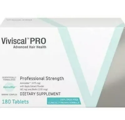 Viviscal PRO Hair Growth Formula 180 Tablets - Men Women EXP 05/2024 • $120.99