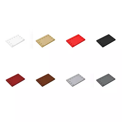 20x Part 6180 Plate Special 4x6 With Studs On 3 Edges Building Pieces Compatible • £10.78