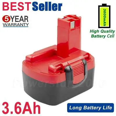 £16.99 • Buy 14.4 Volt 3.6Ah Battery For Bosch 14.4V BAT140 BAT038 BAT040 2607335533 PSR1440
