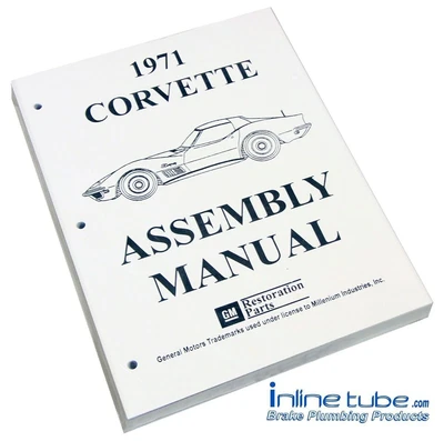 $30 • Buy 1971 Chevrolet Corvette  Factory Assembly Rebuild Instruction Manual Book