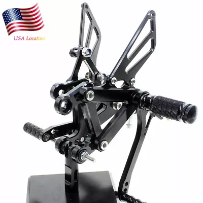 For Ninja ZX6R ZX636 2003-2004 CNC Rearset Footrest Footpegs Brake Shift Racing  • $109.29