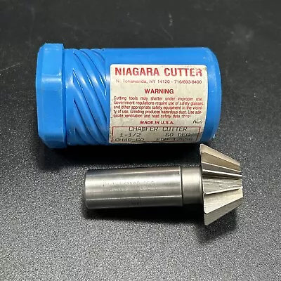 Niagara Cutter 12656 Chamfer Cutter 60 Degree 1 - 1.5” CH48-60 • $49.99