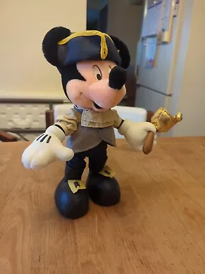 Poseable Disney Mickey Mouse Vtg Colonial/Pirate/Pilgrim 15  Tall!! • $9.99