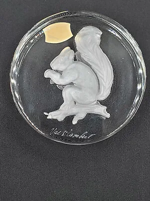 $22.49 • Buy Vintage Val St Lambert Glass Squirrel Paperweight VIDEO