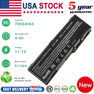 9Cell Battery For Dell Inspiron 6000 9200 9300 9400 E1705 XPS Gen 2 D5318 D5318 • $25.99