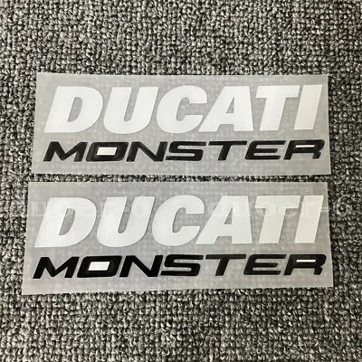 Motorcycle Fuel Tank Emblem Decals For Ducati Monster Bike Reflective Stickers • $11.90
