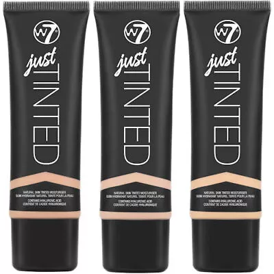 W7 Cosmetics Just Tinted Moisturiser - Face Foundation Creamy Smooth Natural • £5.19