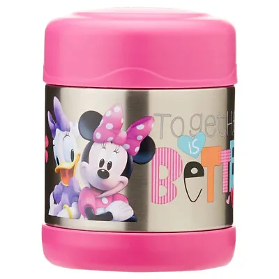 Thermos 290ml Funtainer Vacuum Insulated Food Jar Minnie Mouse Stainless Steel • $29.95