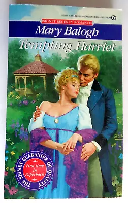 TEMPTING HARRIET SIGNET REGENCY ROMANCE By Mary Balogh New Never Read • $38.95