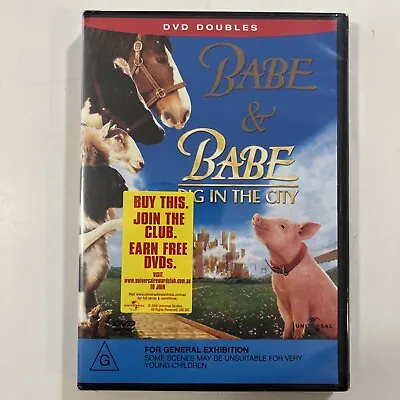 Babe/Babe: Pig In The City : DVD NEW Region 4/2 (1995/1998) 2-movie  • £9.99