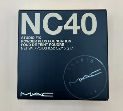 MAC Studio Fix Powder Plus Foundation NC40 0.52 Oz/15 G New In Box • $33