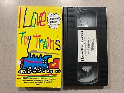 I Love Toy Trains Part 1 (VHS 1994) Tom McComas Production TM Books Video • $4.99