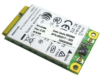 HP 483377-002 Qualcomm Gobi 1000 Mobile Broadband Mini UNDP-1 WIFI  • $7.22