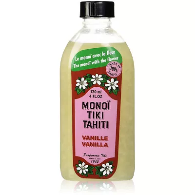 Monoi Tiare Tahiti Coconut Oil Vanilla 4 Oz • $15.90