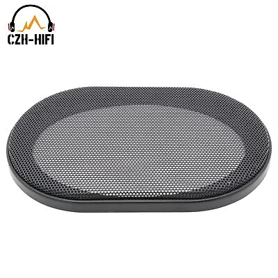 1pc 4‘’x 6  Plastic Audio Speaker Grill Surwoofer Protective Mesh Circle Cover  • $11.03