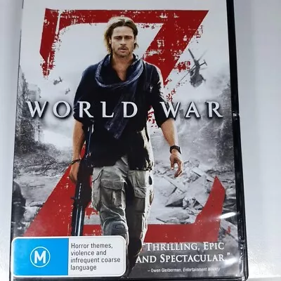 World War Z DVD 2013 Region 4 Brad Pitt VGC SAME-DAY TRACKED POSTAGE  • $4.99