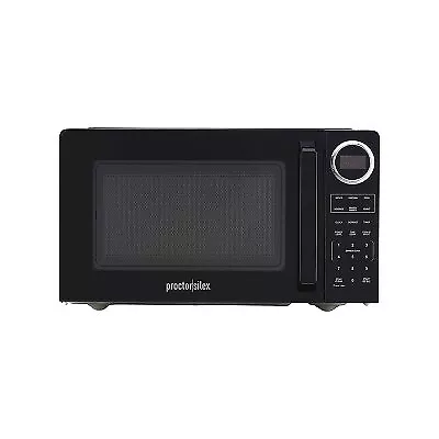 Proctor Silex 0.9 Cu Ft 900 Watt Microwave Oven - Black • $60.99